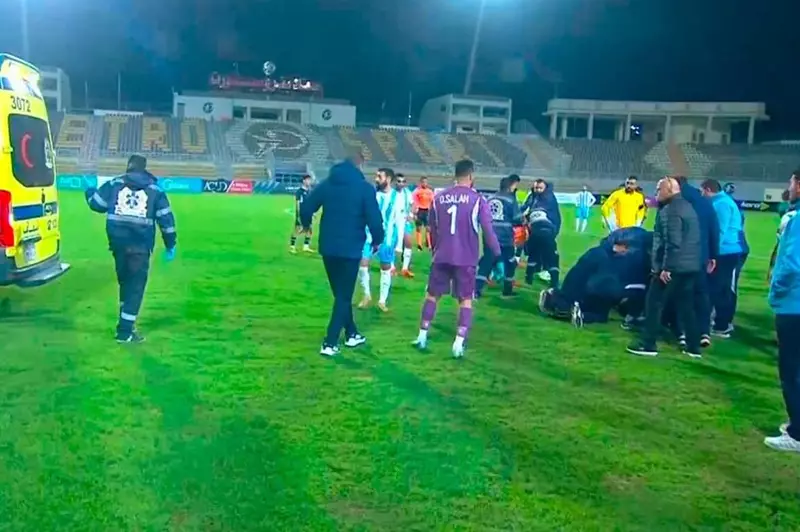 إغماء وبلع اللسان.. بيراميدز يكشف الحالة الصحية لمحمد حمدي 